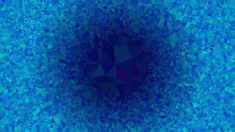 Blue triangular low poly, Mosaic pattern Background, Vector illustration grap Stock Illustration