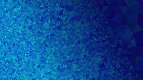 Blue triangular low poly, Mosaic pattern Background, Vector illustration grap Stock Illustration