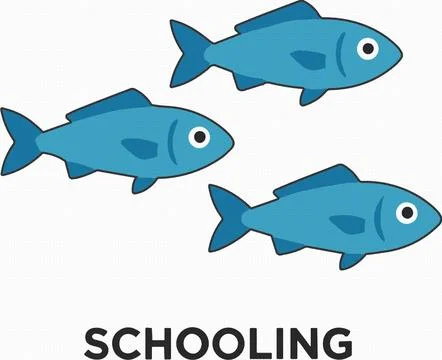 Blue Tropical Fish Vector Illustration Stock Illustration