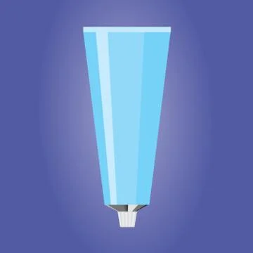 Blue tube Illustrazione stock