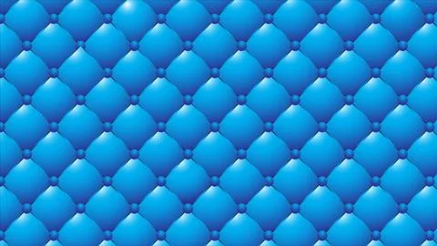 Blue Tufted Leather Luxury Texture Stock Illustration