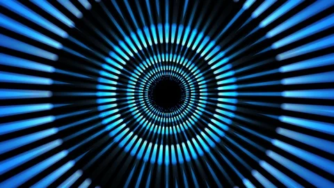Blue tunnel abstract background. Видео 88716207