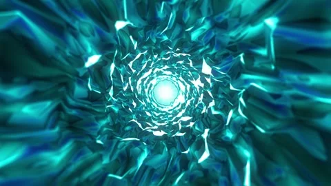 A blue tunnel with hypnotic lines. Stock-Footage 272927732