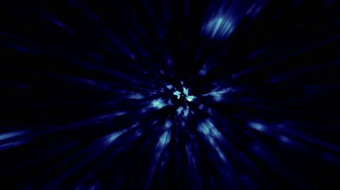 Blue Tunnel Of Lights Motion Backgorund Stock-Footage 56255845