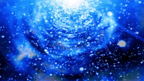 Blue tunnel particle loop animation Video stock 145895372