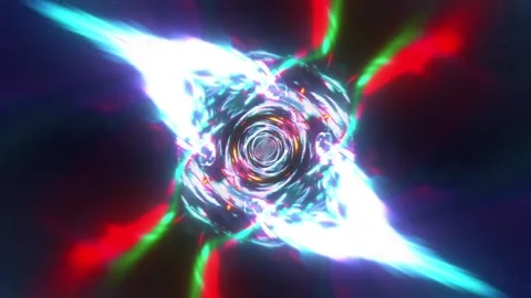 Blue Tunnel VJ Loop Stock Footage 329973041