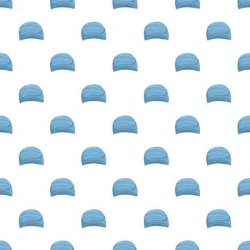 Blue turban headwear pattern creating simple background Stockillustratie