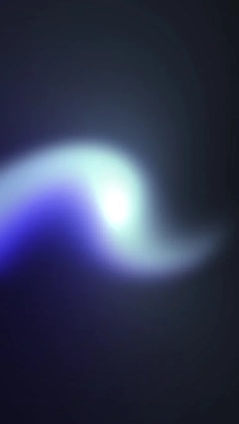 Blue Turquoise Neon Wave Glow Motion Background with Meteor Light Effect Stock Footage 337825742