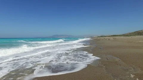 Blue turquoise Sea 2 Stock Footage 80843586