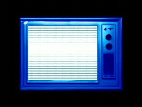 Blue TV Stock Footage 449215