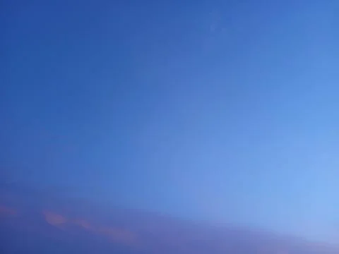 Blue twilight sky background during early morning Stock Photos