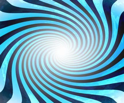 Blue twirl light Stock Illustration