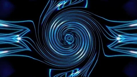 Blue twirl motion background Video stock 72657734