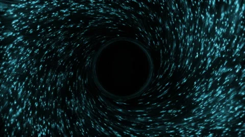 Blue twisted emissions Stock Footage 53835161