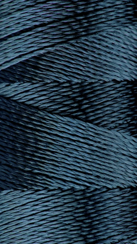 Blue Twisted Fiber Texture.  Stock Footage 339202906