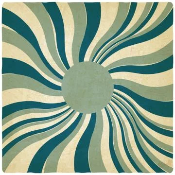 Blue twisted old background Stock-Illustration