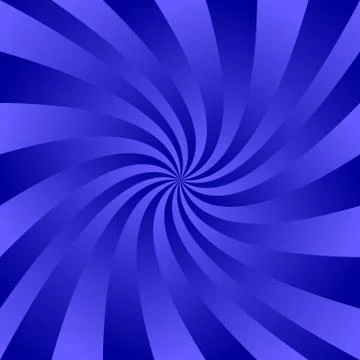 Blue twisted ray pattern background Stock Illustration