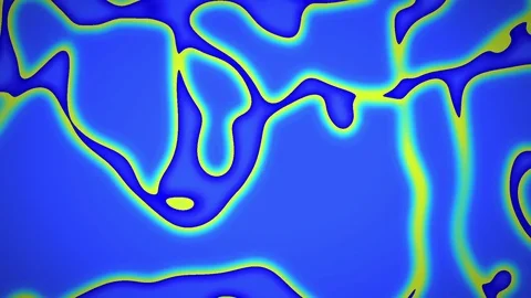 Blue Twisting Alien Curves Abstract Motion Background Loop 3 Video stock 77194094