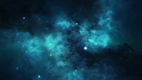 Blue universe animation Stock Footage 149122086