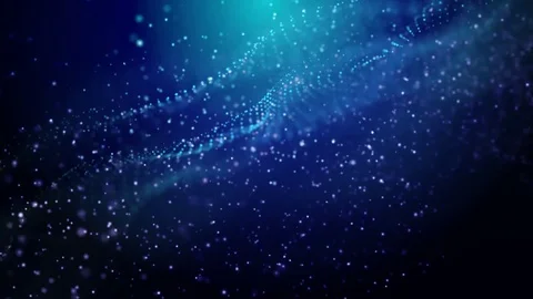 Blue universe science background Stock Footage 71647997