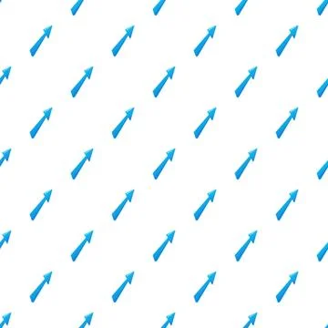 Blue upward arrows pattern showing growth and direction Stock Illustration