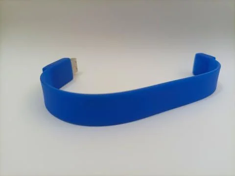 Blue USB Cable 스톡 사진