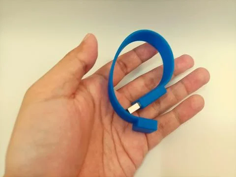 Blue USB Cable Stock Photos