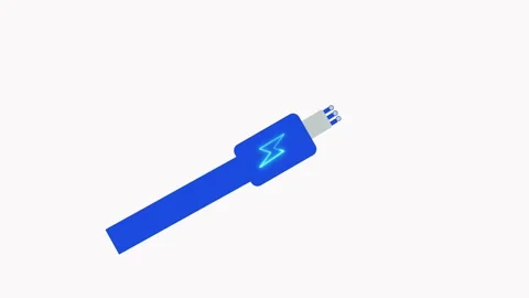Blue usb flash drive with a circuit board. Stylized usb flash drive for dat.. Stock Footage 337568050