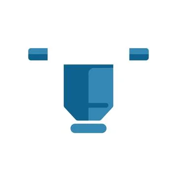 Blue usb memory stick icon representing data storage Stock Illustration