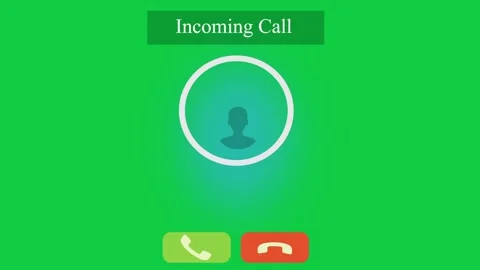 A blue user icon glowing on a green screen for interaction. Stock Footage 299045475