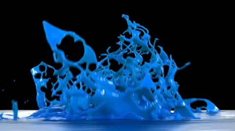 Blue v1 onblack Stock Footage 38905910