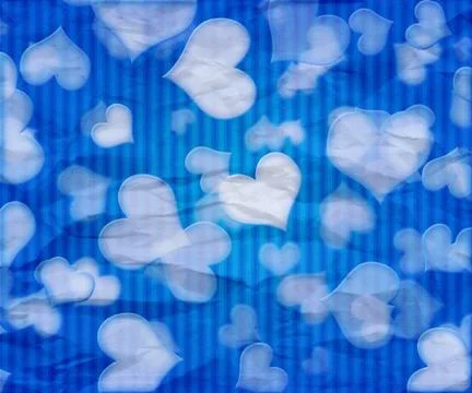 Blue valentine background 스톡 일러스트