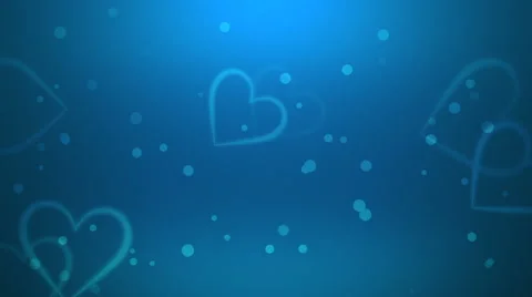 Blue Valentines backdrop Stock Footage 46408948