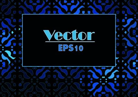 Blue vector abstract futuristic background Illustrazione stock