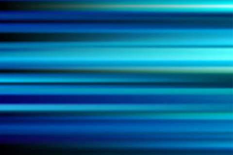Blue vector abstract speed motion blur of night lights in the city long expos Stock Illustration