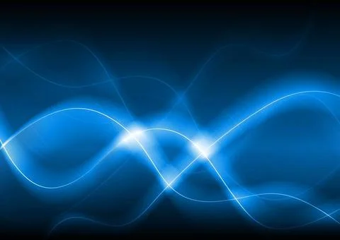 Blue vector abstraction with beautiful waves - eps 10 Blue vector abstract... Foto stock