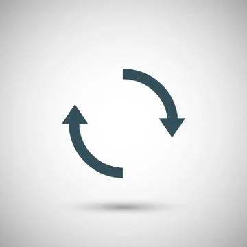 Blue vector arrow Stock Illustration