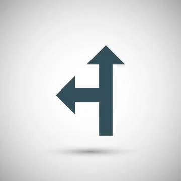 Blue vector arrow Stock Illustration