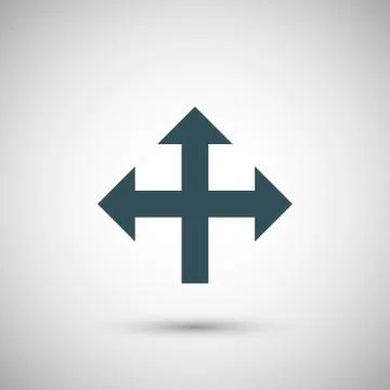 Blue vector arrow Stock Illustration