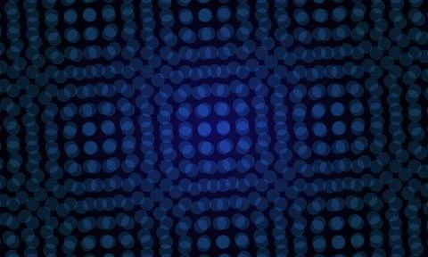 Blue vector background with bubbles. Stock Illustration