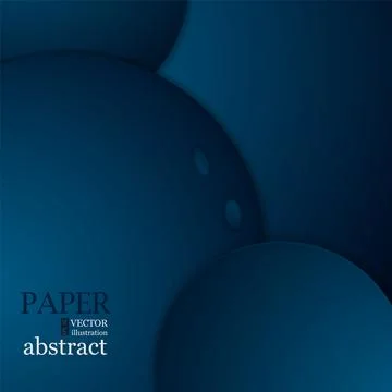 Blue vector background curve line with space overlap layer color for text and Stock Illustration