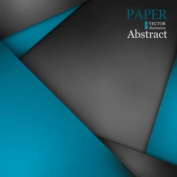 Blue vector background overlap layer triangle and geometric background with Stock Illustration