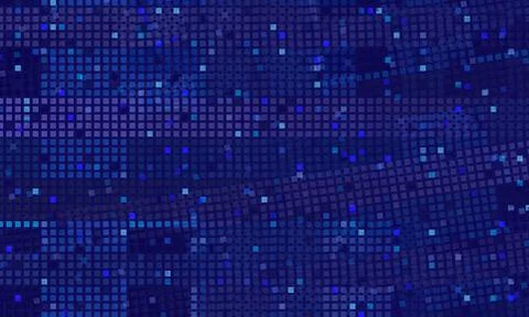 Blue vector background in polygonal style. Stock Illustration