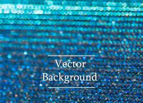 Blue vector background with sparkles and bokeh. Illustrazione stock