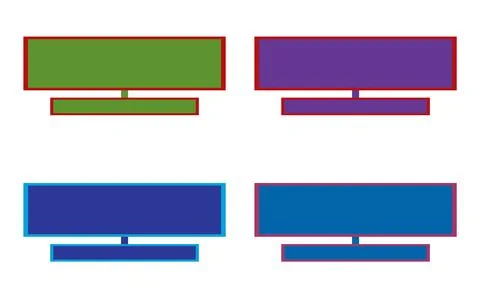 A blue vector design set illustration features a collection Stock Illustration