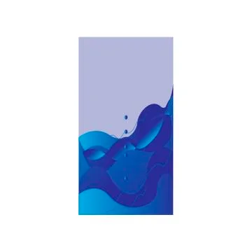 Blue vector geometric background cover page layouts design イラスト素材