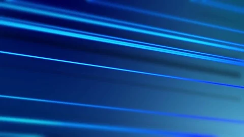 Blue vector horizontal lines move smoothly on a blurred background Stock Footage 79479812