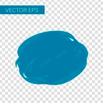 Blue vector illustration of marker banner isolated Stock Illustration