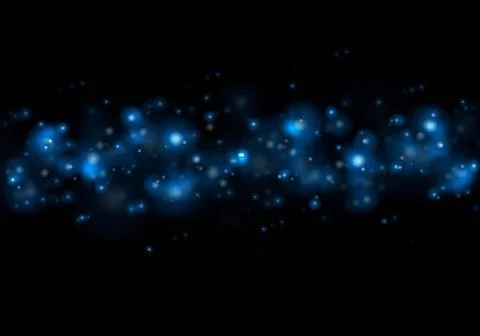 Blue vector magic lights Blue magic lights. Vector shiny background eps 10... Foto stock
