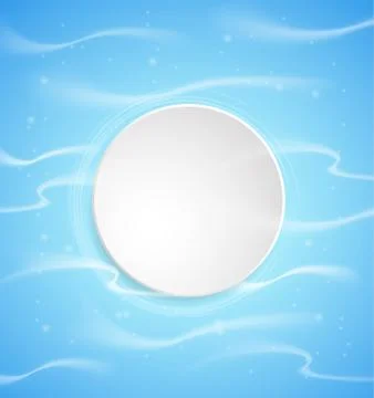 Blue vector marine background Stock Illustration